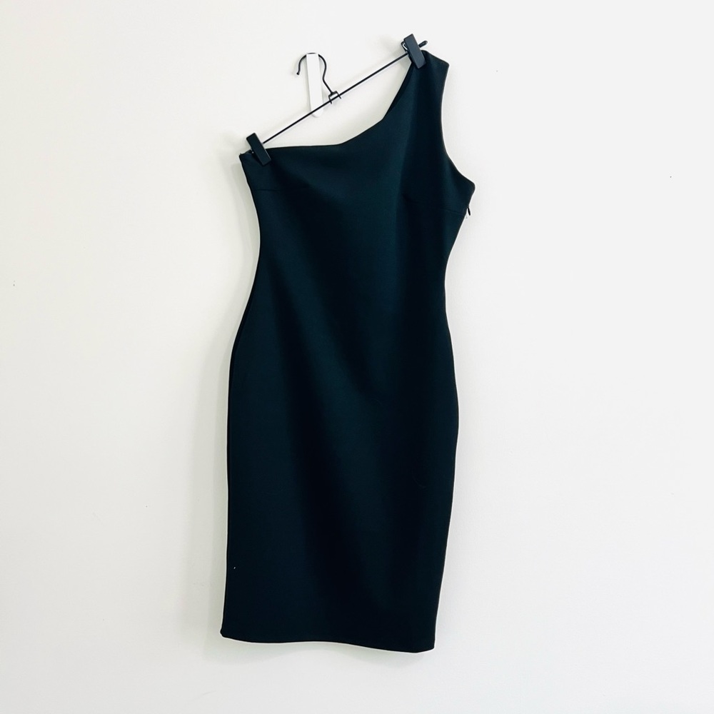 Lulu's Black One-Shoulder Mini Dress - Picture 4 of 7
